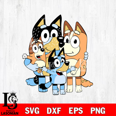 Bluey svg dxf eps png file, Digital Download , Instant Download