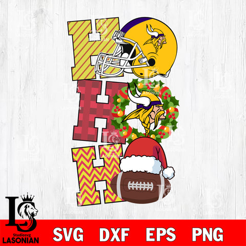 Minnesota Vikings hohoho svg dxf eps png, Digital Download , Instant Download