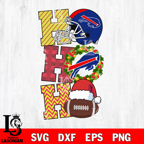 Buffalo Bills hohoho svg dxf eps png, Digital Download , Instant Download