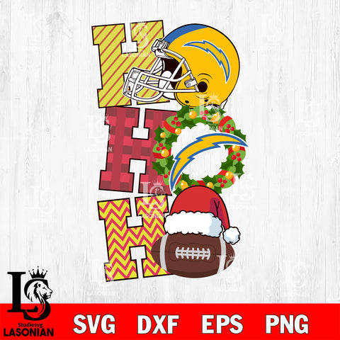 Los Angeles Chargers hohoho svg dxf eps png, Digital Download , Instant Download