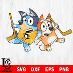 Bluey Pittsburgh Penguins 2 svg dxf eps png file, Digital Download , Instant Download