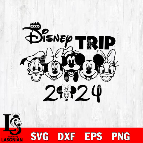 Mouse bundle SVG, Disney Trip 2024 Svg eps dxf png file, Digital Download, Instant Download