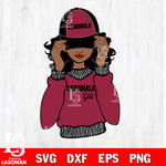 Arizona Cardinals girls svg eps dxf png file, digital download , Instant Download