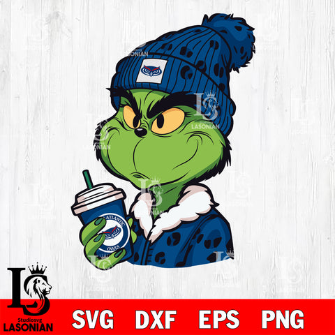 Boujee grinch FLORIDA ATLANTIC OWLS svg eps dxf png file, Digital Download