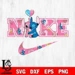 STITCH nike valentien svg eps dxf png file, Digital Download,Instant Download