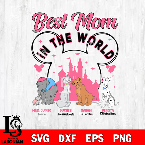 Best mom in the world svg eps dxf png file, Digital Download, Instant Download