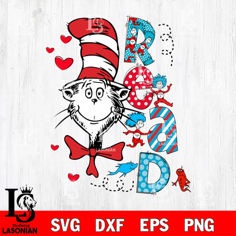 Read Dr seuss Valentine's svg , dxf, eps ,png file, digital download,Instant Download