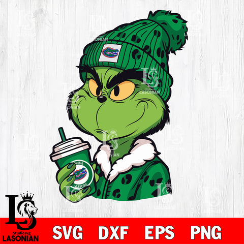 Boujee grinch FLORIDA GATORS svg eps dxf png file, Digital Download