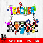 Customer name svg,teacher svg, dr seuss svg eps dxf png file, Digital Download,Instant Download