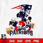 New England Patriots Mickey Mouse And Friends svg, NFL svg eps dxf png file, Digital Download , Instant Download