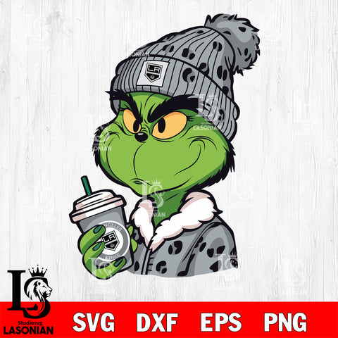 Boujee grinch Los Angeles Kings svg dxf eps png file, Digital Download , Instant Download