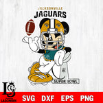 Jacksonville Jaguars Mickey Mouse And Friends svg, NFL svg eps dxf png file, Digital Download , Instant Download
