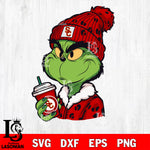 Boujee grinch USC TROJANS svg eps dxf png file, Digital Download