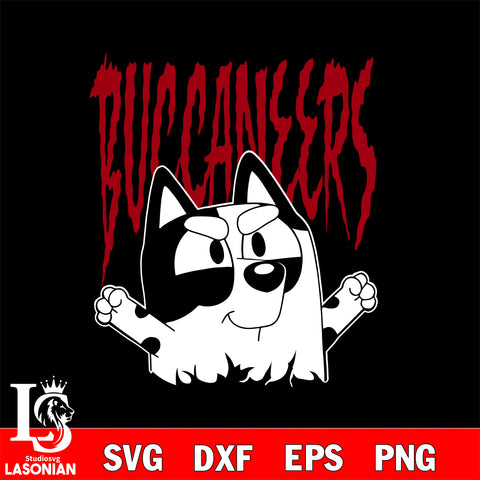 Bluey Tampa Bay Buccaneers svg, muffin nfl svg eps dxf png file, Digital Download , Instant Download