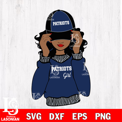 New England Patriots girls svg eps dxf png file, digital download , Instant Download