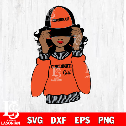 Cincinnati Bengals girls svg eps dxf png file, digital download , Instant Download