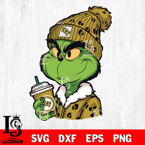 Boujee grinch UCF KNIGHTS svg eps dxf png file, Digital Download
