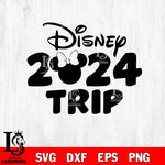 Disney 2024 trip svg eps dxf png file, Digital Download, Instant Download