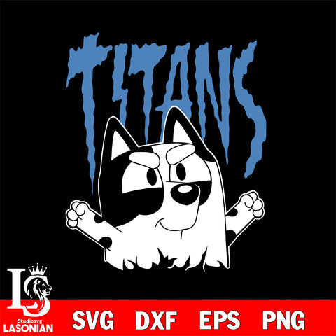 Bluey Tennessee Titans svg, muffin nfl svg eps dxf png file, Digital Download , Instant Download