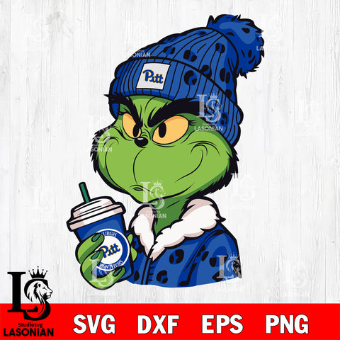 Boujee grinch PITTSBURGH PANTHERS svg eps dxf png file, Digital Download