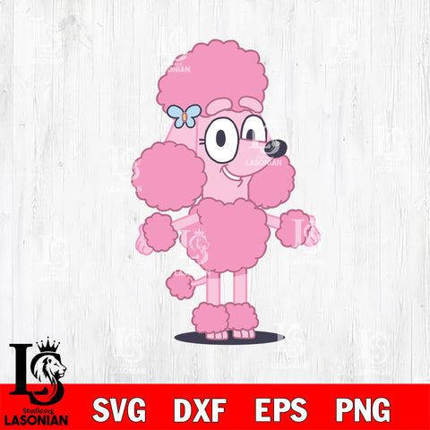 bluey 5 svg, bluey bingo Svg eps dxf png file, Digital Download, Instant Download