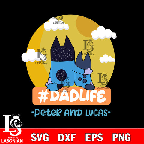 Dad Life bluey svg , Bluey bingo svg Svg eps dxf png file, Digital Download, Instant Download