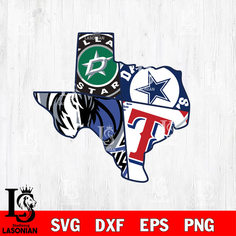 Dallas 4 Team svg eps dxf png file, Digital Download, Instant Download
