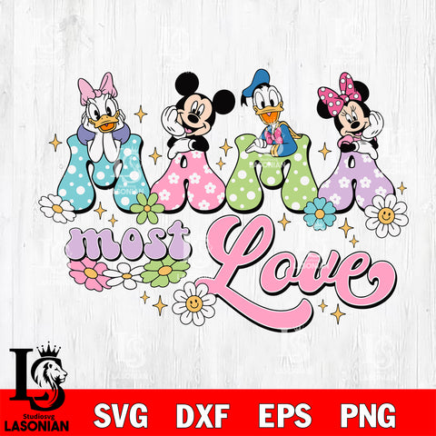 MAMA Love Svg eps dxf png file, Digital Download, Instant Download