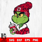 Boujee grinch ARKANSAS STATE RED WOLVES svg eps dxf png file, Digital Download