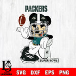 Green Bay Packers Mickey Mouse And Friends svg, NFL svg eps dxf png file, Digital Download , Instant Download