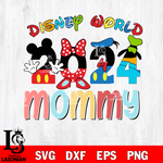 Disney world 2024 mommy svg svg eps dxf png file, Digital Download, Instant Download