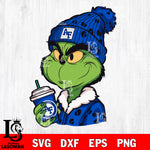 Boujee grinch AIR FORCE FALCONS svg eps dxf png file, Digital Download