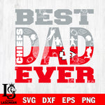Best dad ever Kansas City Chiefs svg eps dxf png file, Digital Download , Instant Download