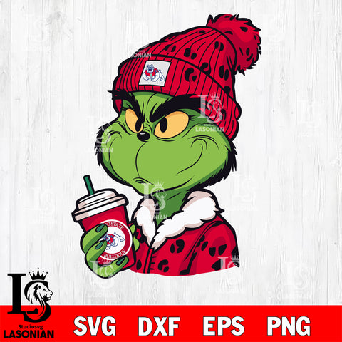 Boujee grinch FRESNO STATE BULLDOGS svg eps dxf png file, Digital Download