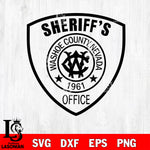 Washoe County nevanda Sheriff's Department Patch svg eps png dxf file ,Logo Police black and white Digital Download, Instant Download