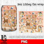 In My Bluey Mom Era glass png, bluey bingo png file, Digital Download, Instant Download, 16oz libbey can wrap