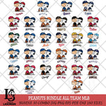 snoopy and charlie brown sit baseball MLB Svg Eps Dxf Png File,Big Bundle MLB File Cut,Digital Download,Instant Download,MLB Svg Files