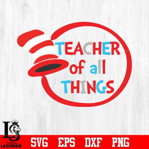 Teacher of all things Svg Dxf Eps Png file