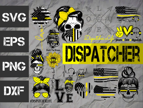 11 bundle Dispatcher vector random new svg eps dxf png file