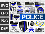 11 bundle Police vector random new svg eps dxf png file