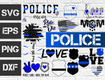 12 bundle Police vector random new svg eps dxf png file