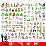 1500+ Grinch Bundle SVG, Grinch SVG, Grinch Cutting Image, Christmas Grinch svg eps dxf png file