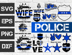 17 bundle Police vector random new svg eps dxf png file