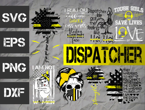 19 bundle Dispatcher vector random new svg eps dxf png file