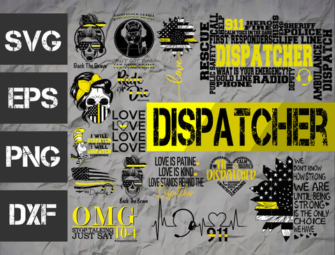 1 bundle Dispatcher vector random new svg eps dxf png file