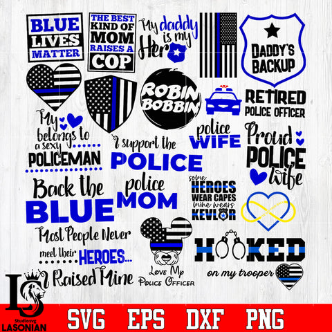 bundle Police vector random.bundle police svg eps dxf png file