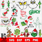 Grinch bundle svg svg eps dxf png file, digital download
