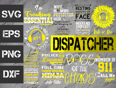 29 bundle Dispatcher vector random new svg eps dxf png file