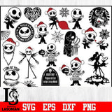 1500+ Nightmare Before Christmas SVG svg eps dxf png file