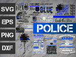 37 bundle Police vector random new svg eps dxf png file
